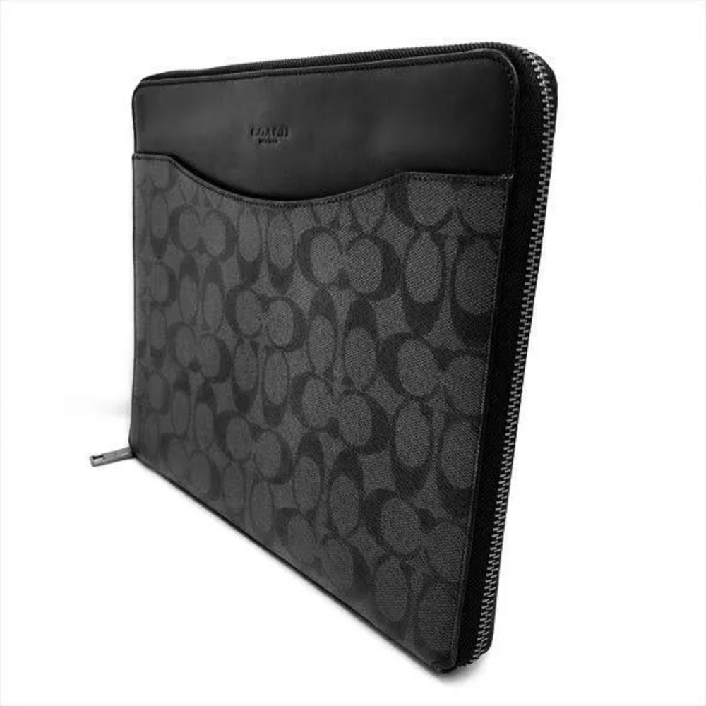 Coach Tech Case In Signature Canvas Bag Color: Ch… - image 2